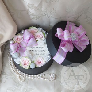 結婚記念日30周年 真珠婚式のギフト・プレゼント プリザーブドフラワー anniversaire　アニヴェルセル